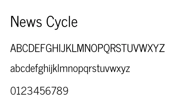 News Cycle, clean, modern