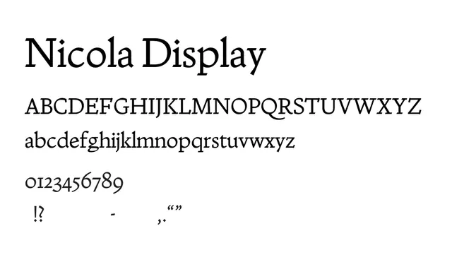 Nicola Display, modern, elegant