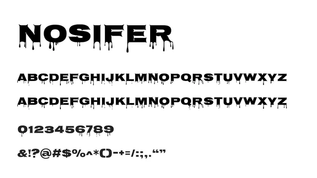 Nosifer, bold, brutal