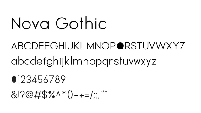 Nova Gothic, experimental, geometric