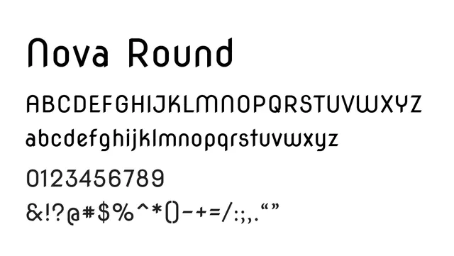 Nova Round, modern, clean