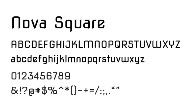Nova Square, modern, geometric