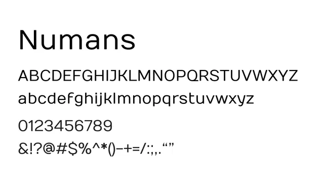 Numans, modern, clean