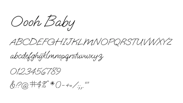 Oooh Baby, elegant, flowing