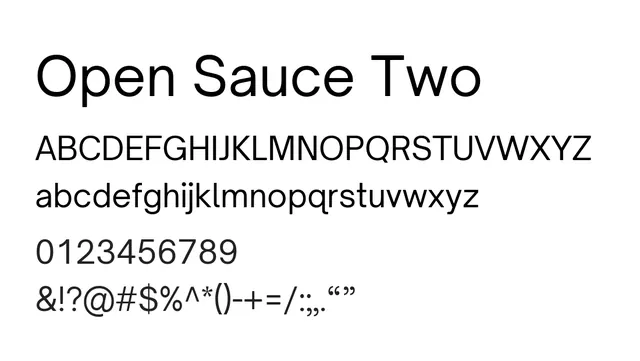 Open Sauce Two, modern, clean