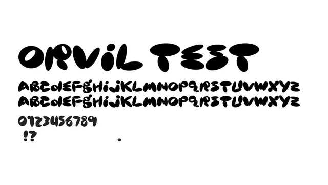 Orvil Test, playful, bold