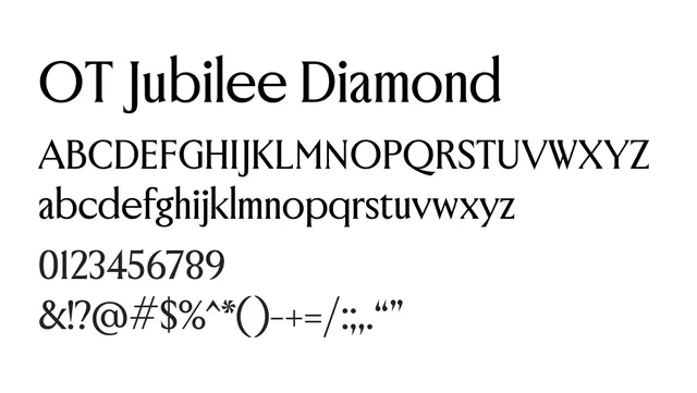 OT Jubilee Diamond, elegant, refined