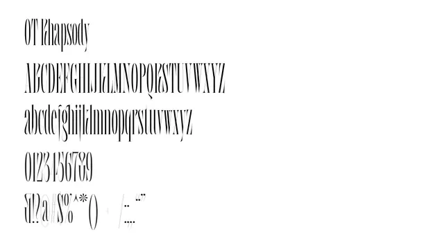 OT Rhapsody, elegant, playful