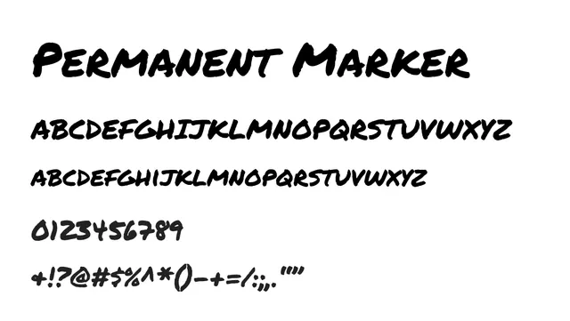 Permanent Marker, casual, energetic