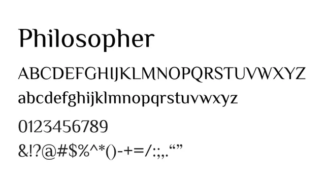 Philosopher, bold, modern