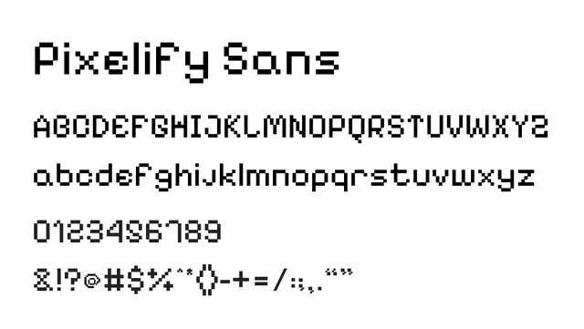 Pixelify Sans, geometric, retro