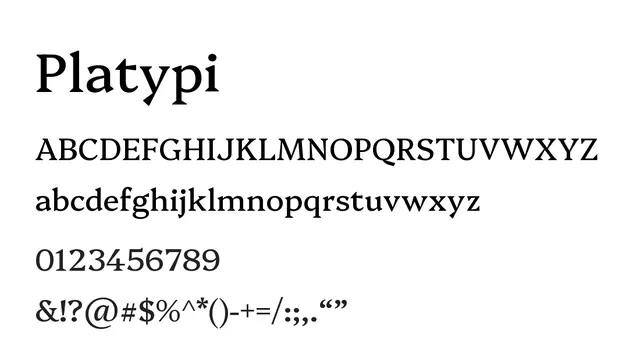 Platypi, classic, elegant