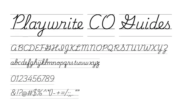 Playwrite CO Guides, educational, structured
