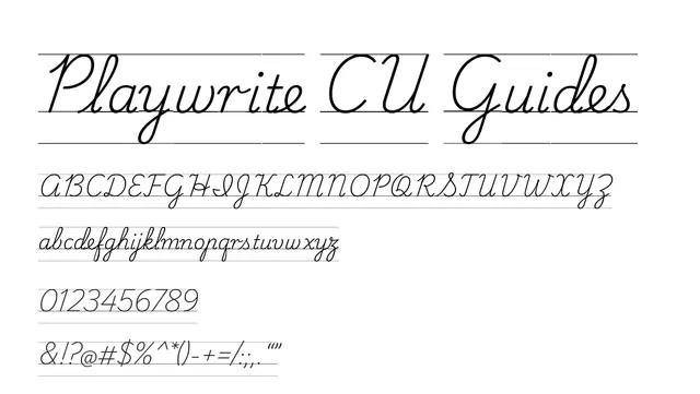Playwrite CU Guides, educational, structured
