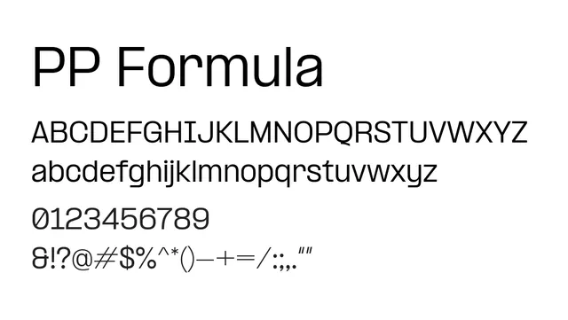 PP Formula, clean, geometric