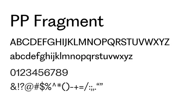 PP Fragment, modern, rounded