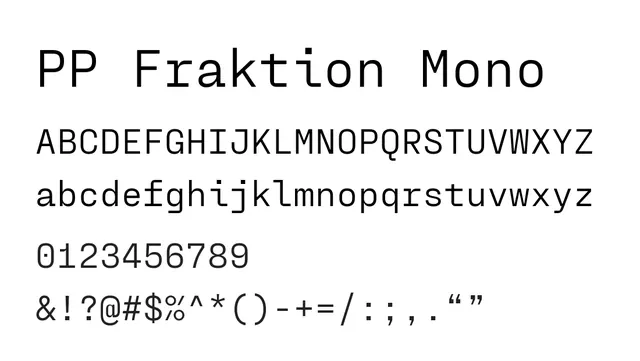 PP Fraktion Mono, technical, geometric