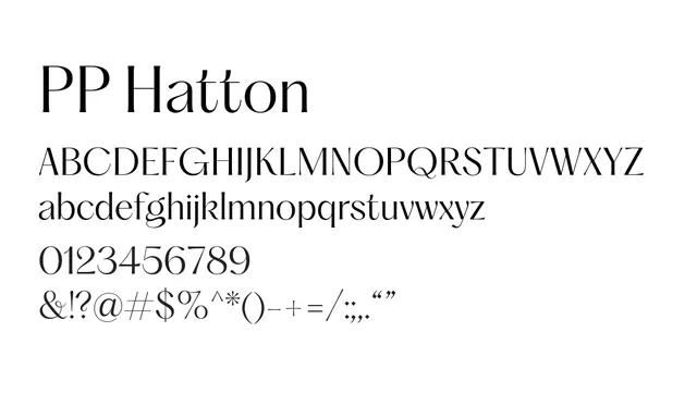 PP Hatton, warm, modern