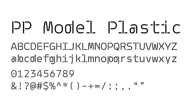 PP Model Plastic, modern, playful