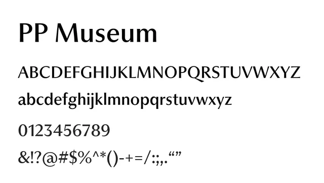 PP Museum, elegant, refined