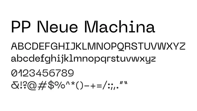 PP Neue Machina, technical, modern