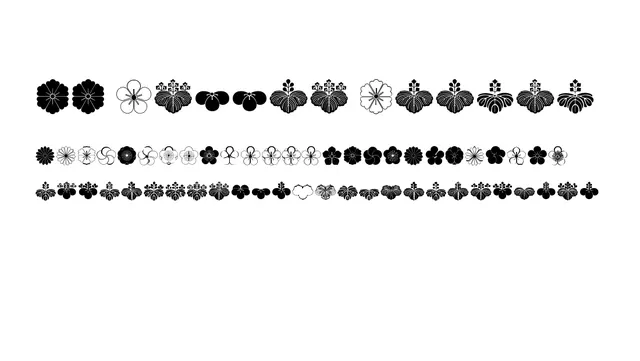 PP Nikkei Crests, decorative, ornamental