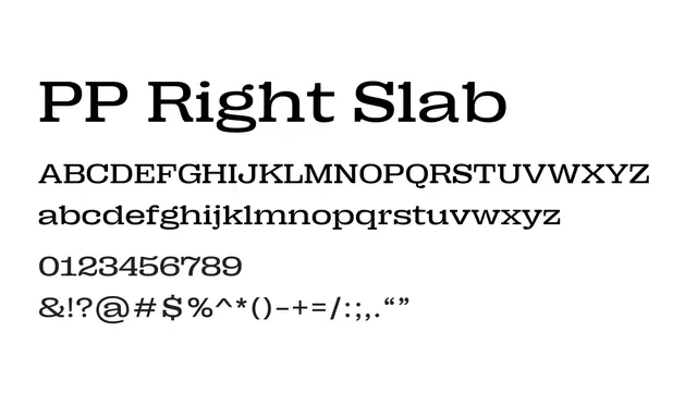 PP Right Slab, bold, geometric