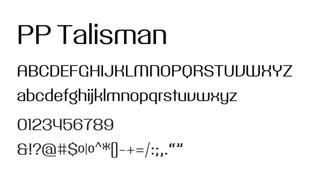 PP Talisman, modern, clean