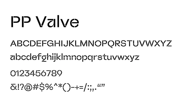 PP Valve, modern, geometric