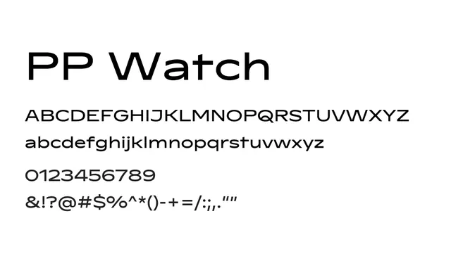 PP Watch, modern, geometric