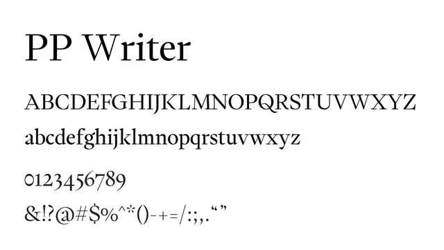 PP Writer, classic, elegant