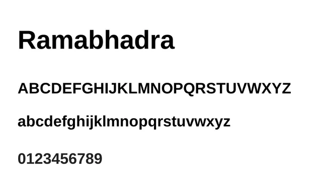 Ramabhadra, bold, strong