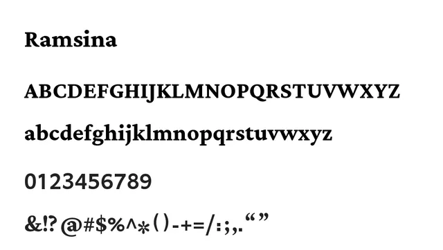 Ramsina, classical, refined