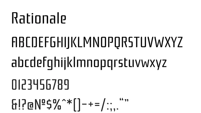 Rationale, modern, geometric