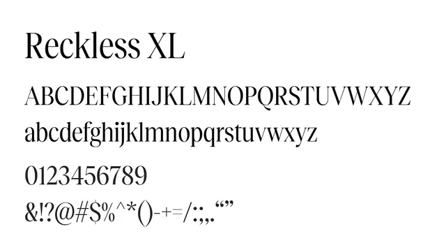 Reckless XL, elegant, generous