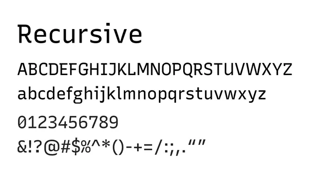 Recursive, modern, clean