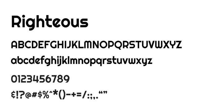 Righteous, bold, geometric