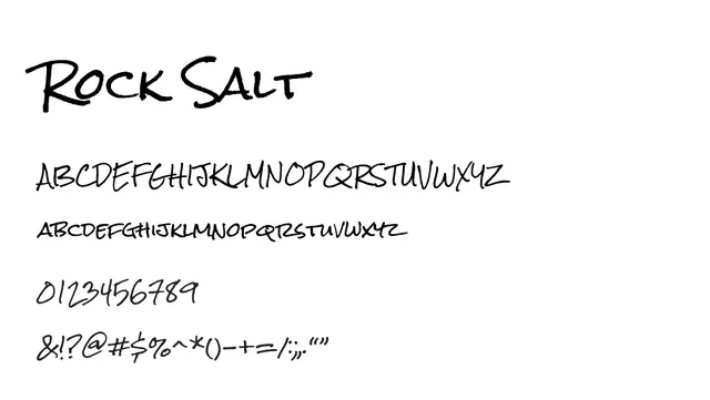 Rock Salt, casual, informal