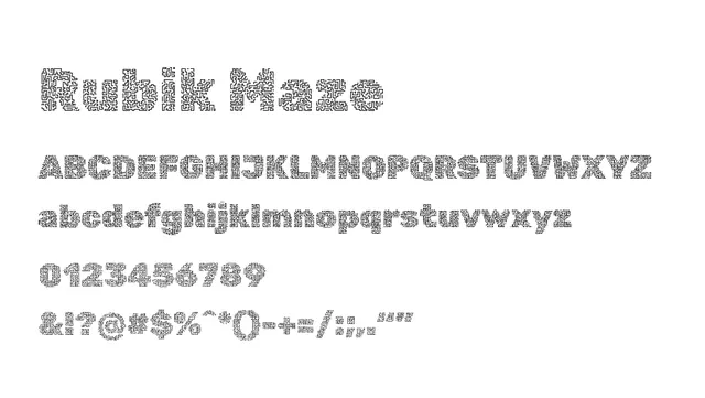 Rubik Maze, modern, technical