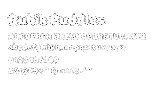 Rubik Puddles, playful, organic