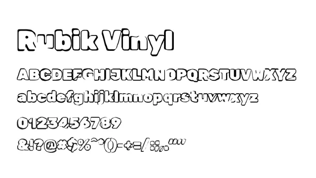 Rubik Vinyl, playful, modern