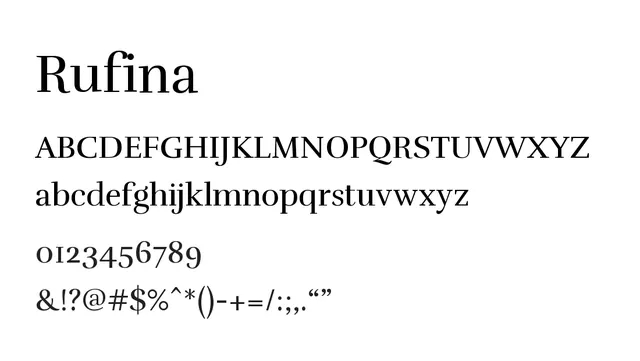 Rufina, elegant, refined