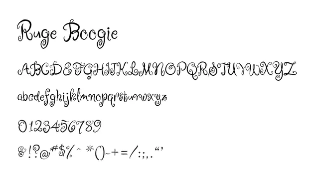 Ruge Boogie, elegant, vintage