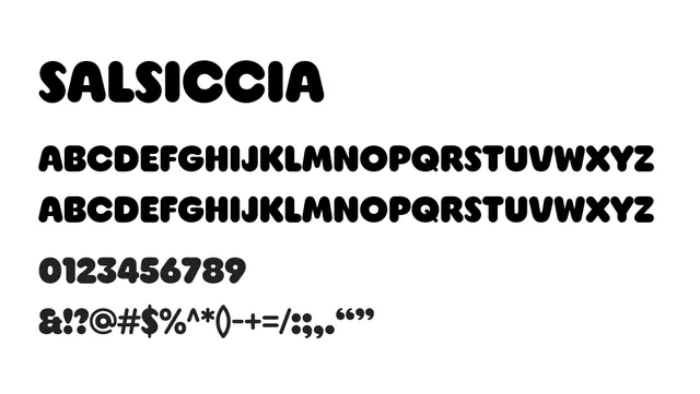 Salsiccia, bold, playful
