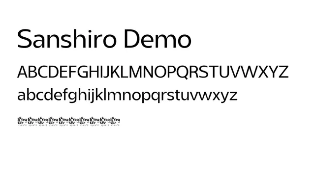 Sanshiro Demo, modern, clean