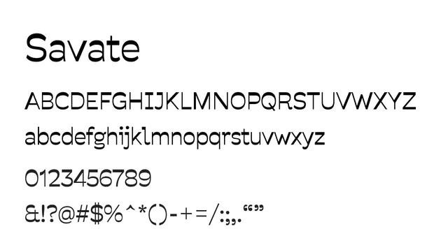 Savate, modern, clean