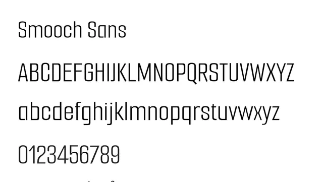 Smooch Sans, modern, minimal
