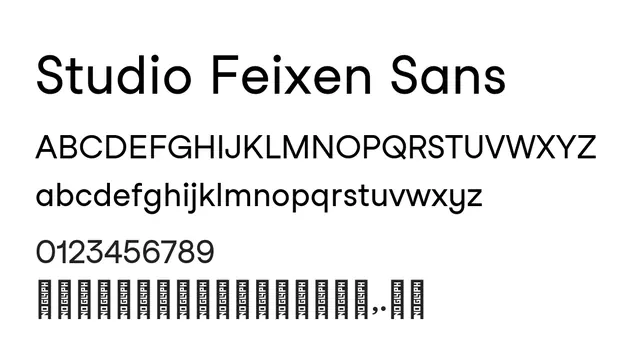 Studio Feixen Sans, modern, geometric