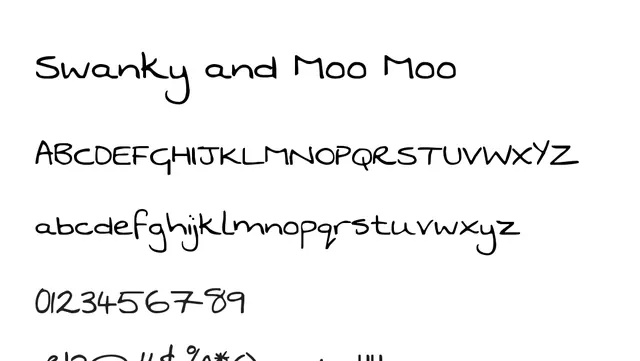 Swanky and Moo Moo, playful, informal