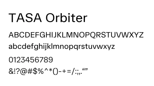 TASA Orbiter, modern, geometric